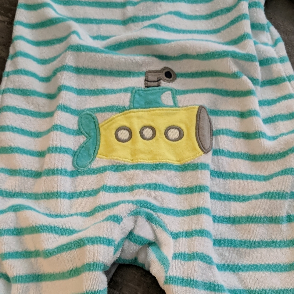 CARTER'S Terry Cloth Footies 3 Months - Picture 3 of 6
